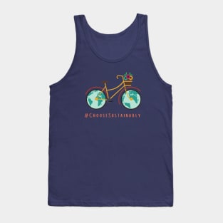 Choose sustainably bike Tank Top